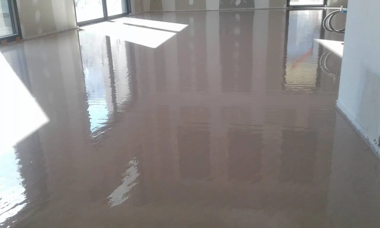 Chape sur plancher chauffant